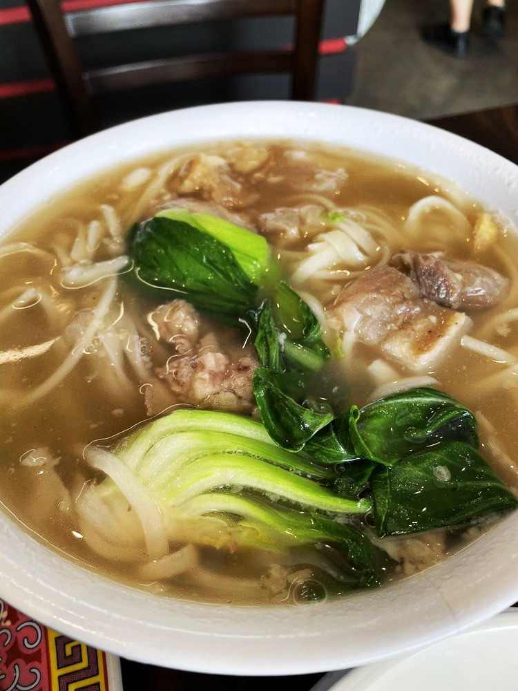 Noodle Soup with Beef and Bok Choy